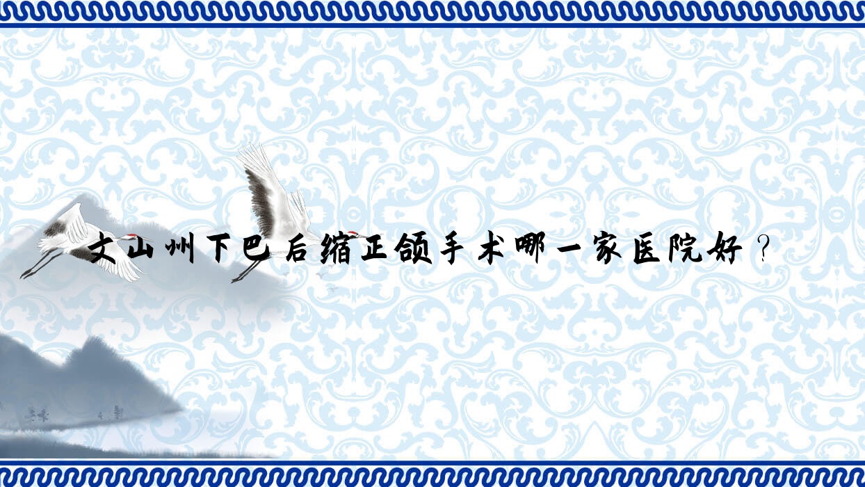 文山州下巴后缩正颌手术哪一家医院好?文山州下巴后缩正颌手术的医院有文山牙博仕/文山富宁彭妮敏 文山州下巴后缩正颌手术哪一家医院好?文山州下巴后缩正颌手术的医院有文山牙博仕/文山富宁彭妮敏