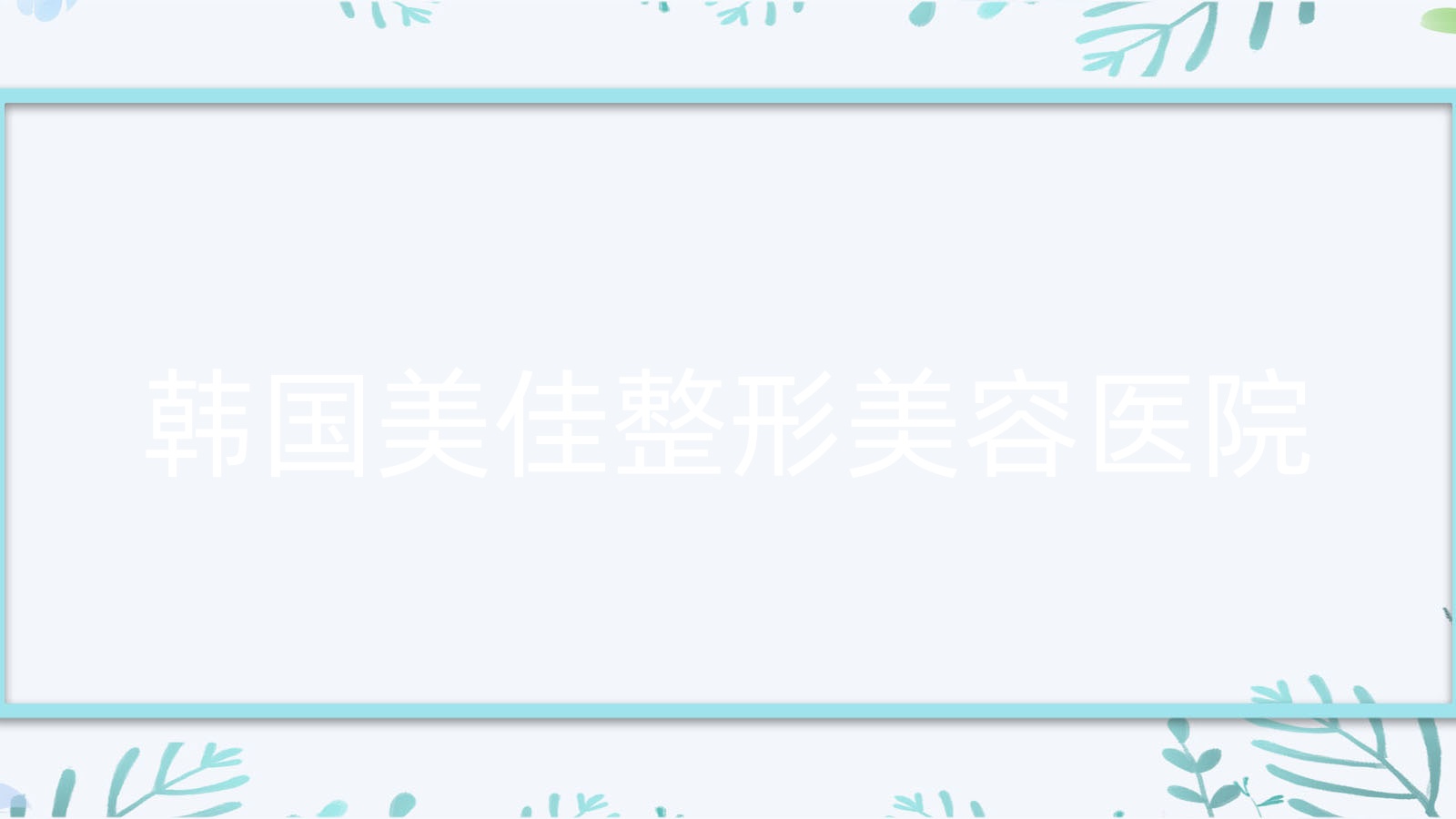 韓國美佳整形美容醫(yī)院 韓國美嘉假日酒店