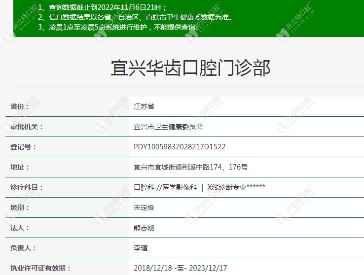 宜興華齒口腔門診部