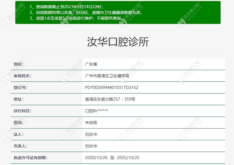 廣州汝華口腔診所
