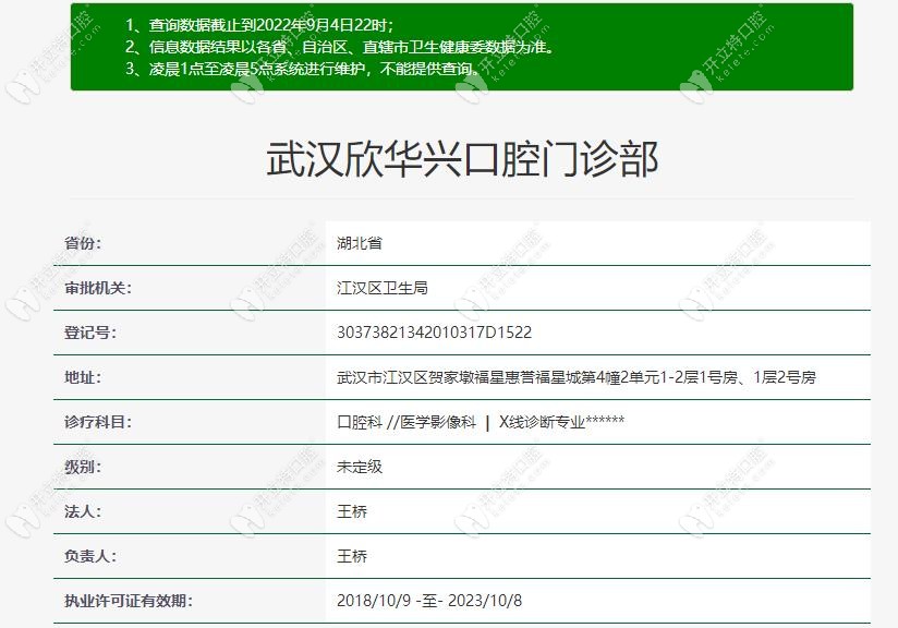 武漢欣華興口腔門診部