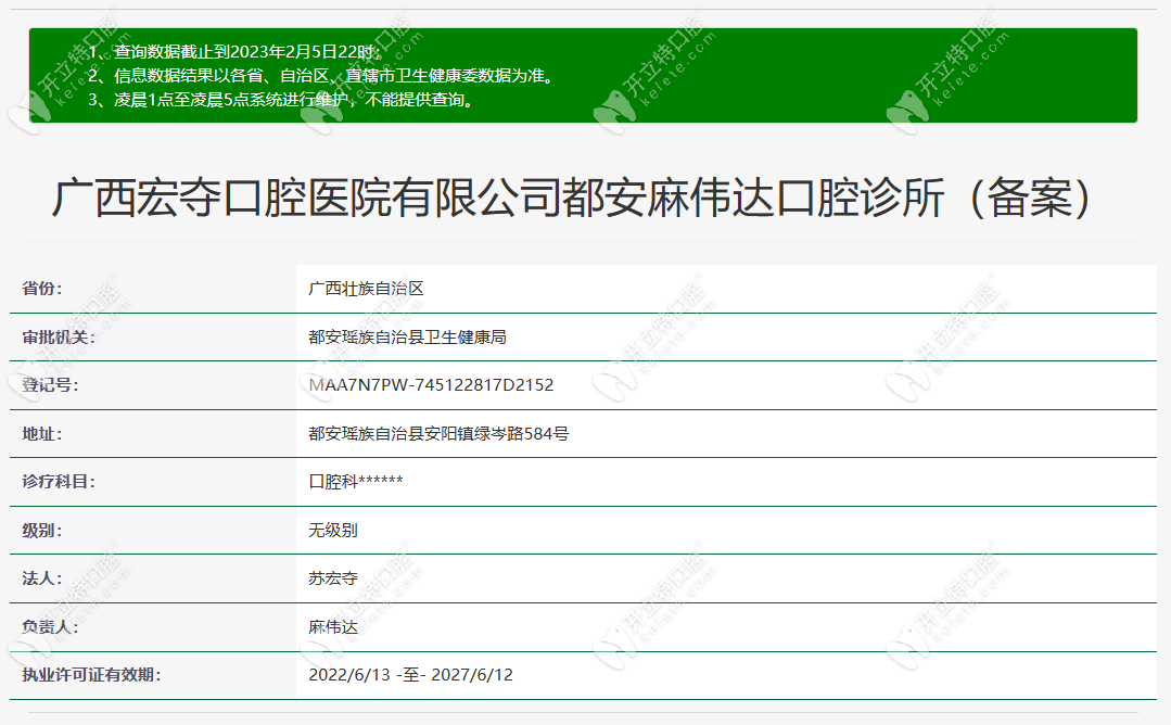 河池都安麻偉達(dá)口腔診所
