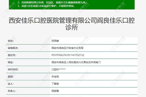 西安閻良佳樂口腔診所