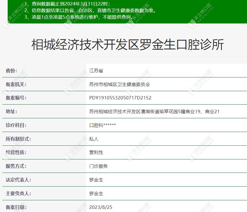 蘇州相城羅金生口腔診所