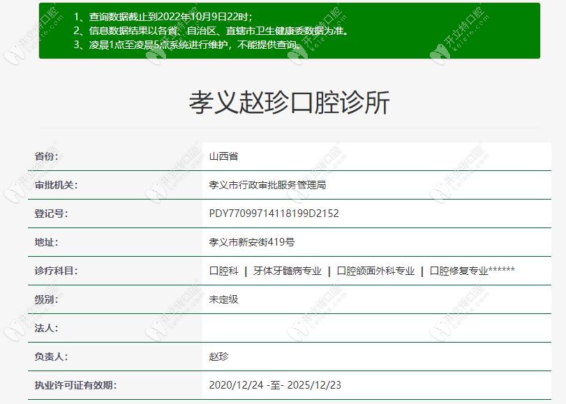 孝義趙珍口腔診所