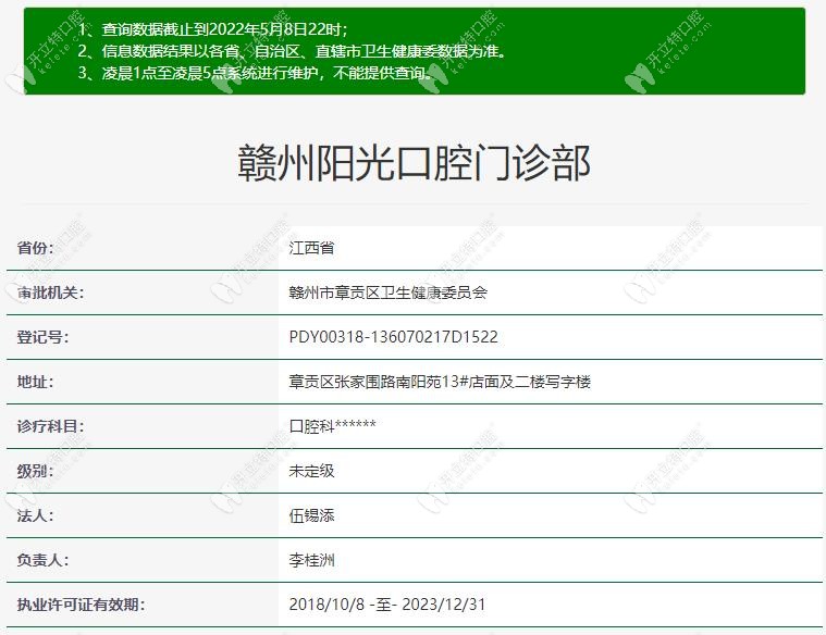 贛州陽光口腔門診部