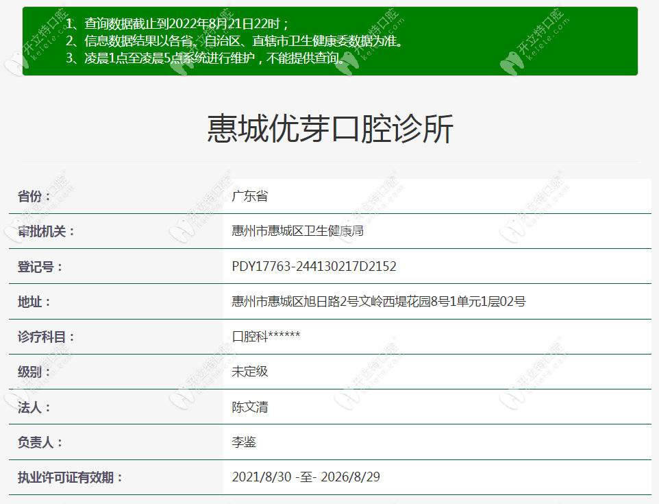 惠州惠城優(yōu)芽口腔診所