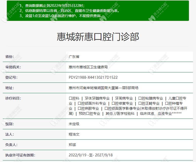 惠州新惠口腔門診部