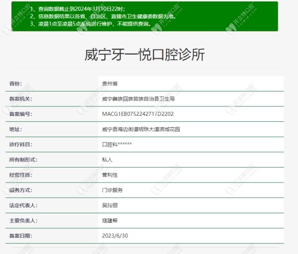 畢節(jié)威寧牙一悅口腔診所