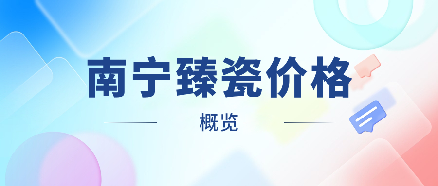 南寧臻瓷價格概覽