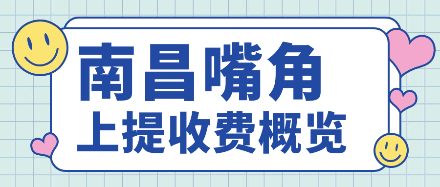 南昌嘴角上提收费概览